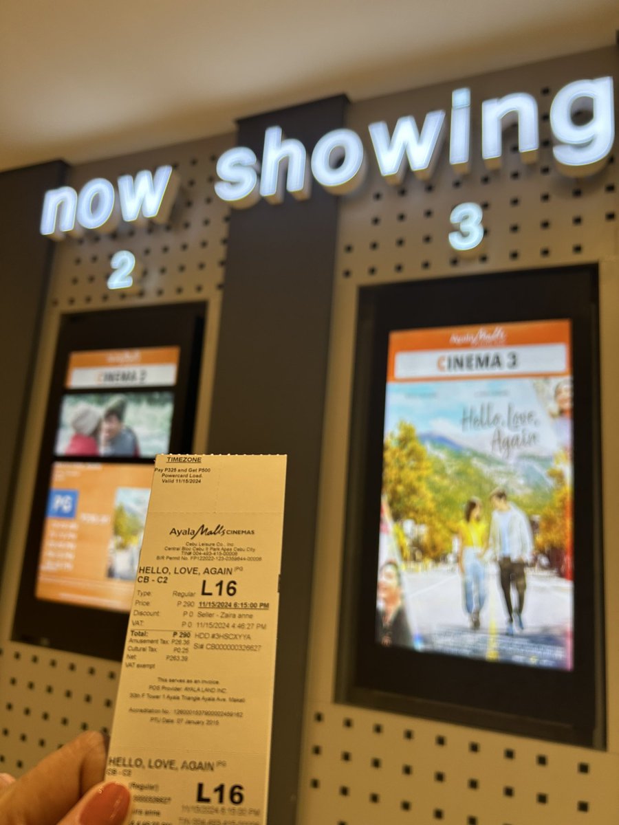 florabz18's tweet photo. 10/10 Ahhhh so good!!! Lingaw kaayo sa cinema kusog kaayo mag react ang mga movie watchers 🤣 #HelloLoveAgain https://t.co/LtSTvAqaBK