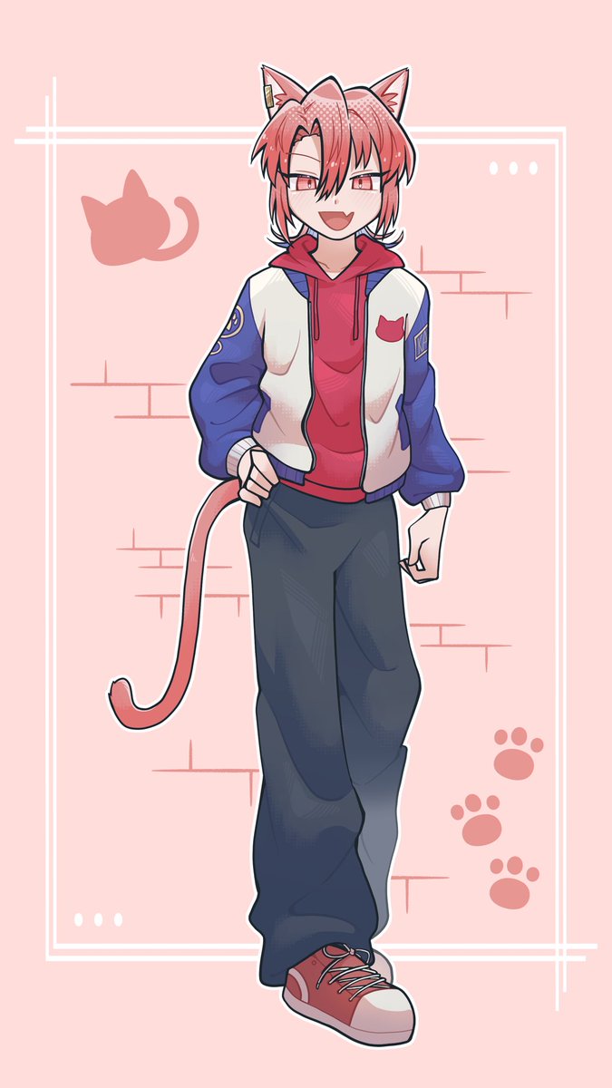 t_tcats's tweet photo. @katatsusan さんに全身も描いてもらいました。
ほんとにありがとうございすー！！！ https://t.co/fC9q6Ax7lH