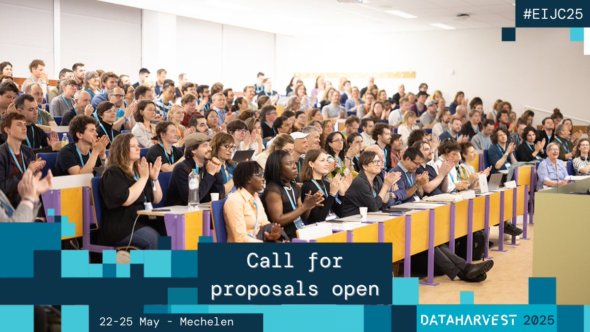 We’re building the program for #Dataharvest 2025, and your ideas could be part of it!

Submit your:
✅ Investigative story presentations
✅ Skills training sessions
✅ Tips for cross-border collaboration

📩 Pitch your session by Jan 19, 2025: dataharvest.eu/2024/11/15/dat…

#EIJC25