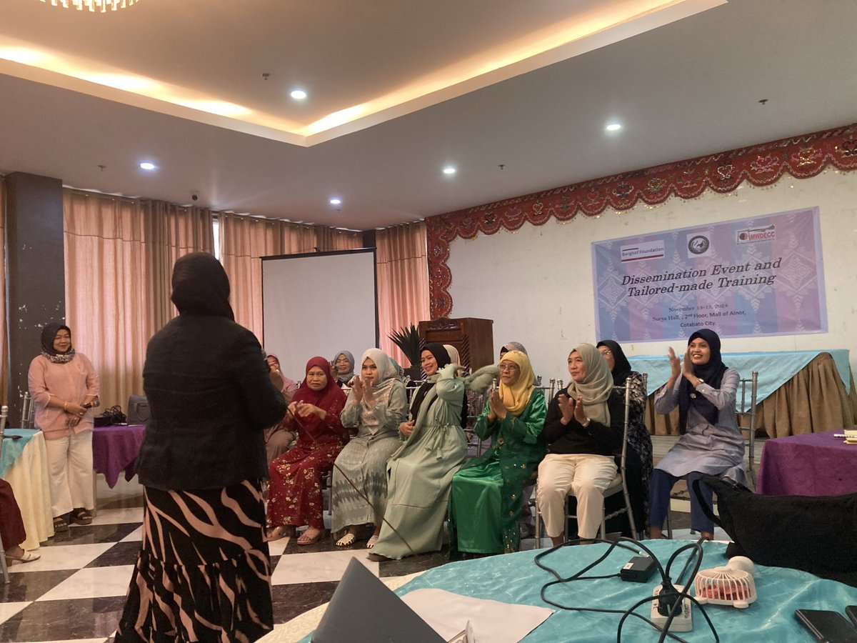 We're proud to support women from the Bangsamoro region of the #Philippines in their journey from MILF combatants to a self-led civilian organisation.

Congratulations on a successful strategy workshop, paving the way for community empowerment &amp; gender-inclusive #peacebuilding!