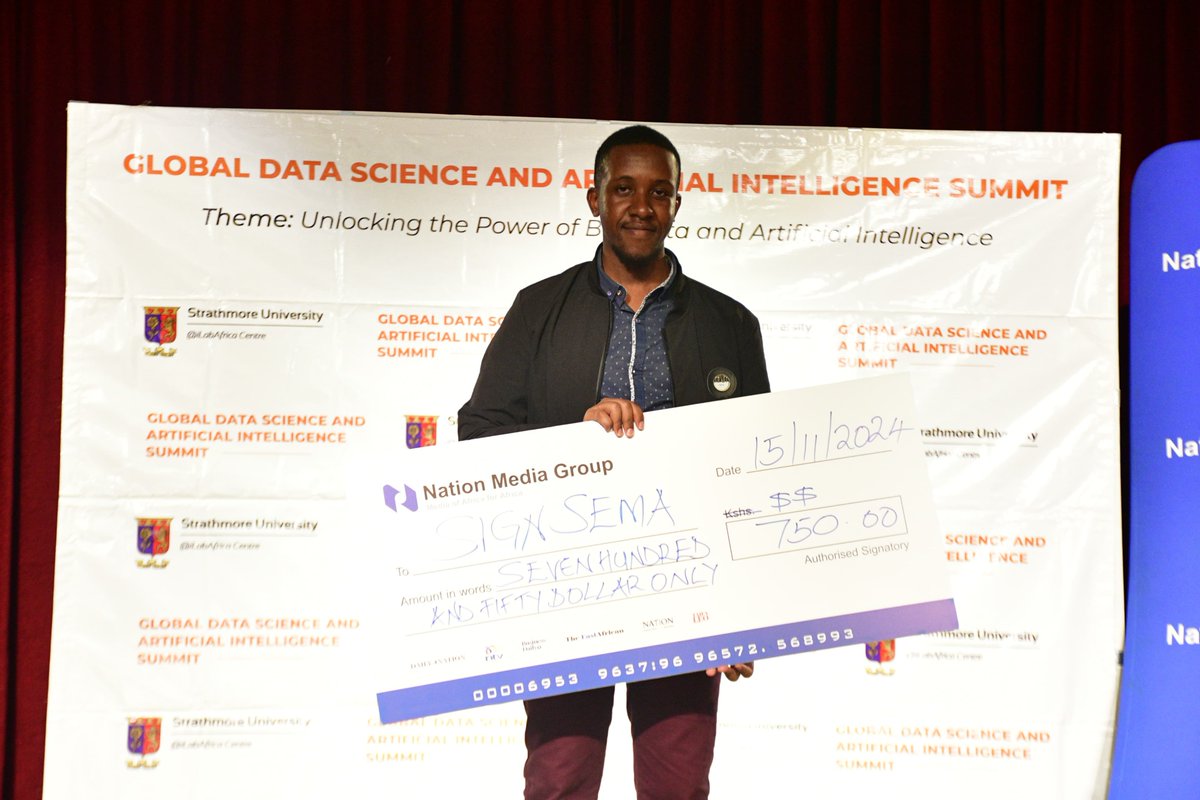 NationMediaGrp's tweet photo. 1st Runners Up taking home $750: TEAM SIGNSEMA!
They created a sign language interpreter solution that translates sign language to text and text to sign language.
#NationHackathon2024 https://t.co/NFZNO1MJTC