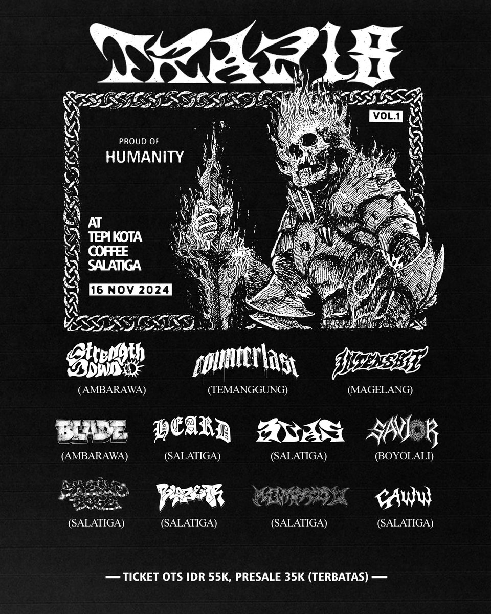 counterlastcvlt's tweet photo. SEE YOU TOMORROW!!! at @trap18_ Tepi Kota Coffee Salatiga (@tepikotacoffee) 

PP  @volunteers_photo https://t.co/4exAvgzRrN
