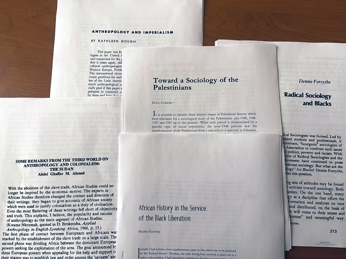 today's readings for our seminar "Intellectuals and Decolonization"