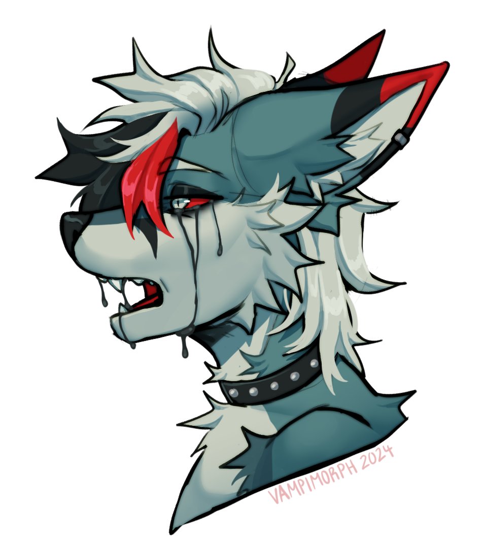 VAMPIMORPH's tweet image. sketch for @Nitsu115 
love drawing my old adopts!!