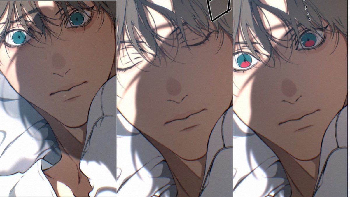 I'm crying he had to summon the pink in his eyes #lostinthecloud #litc