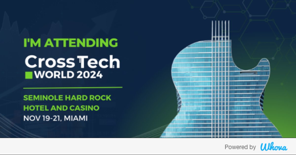 Don_de_Jong's tweet image. Hi! I&apos;m attending CrossTech World 2024 #CrossTechWORLD #CrosstechWorld2024 #World24 #MiamiConference #SeminoleHardRock #Miami #conference #Conference2024 #moneytransfer2024 #Moneytransfer #remittance #remittance2024 #fintech #fintech2024