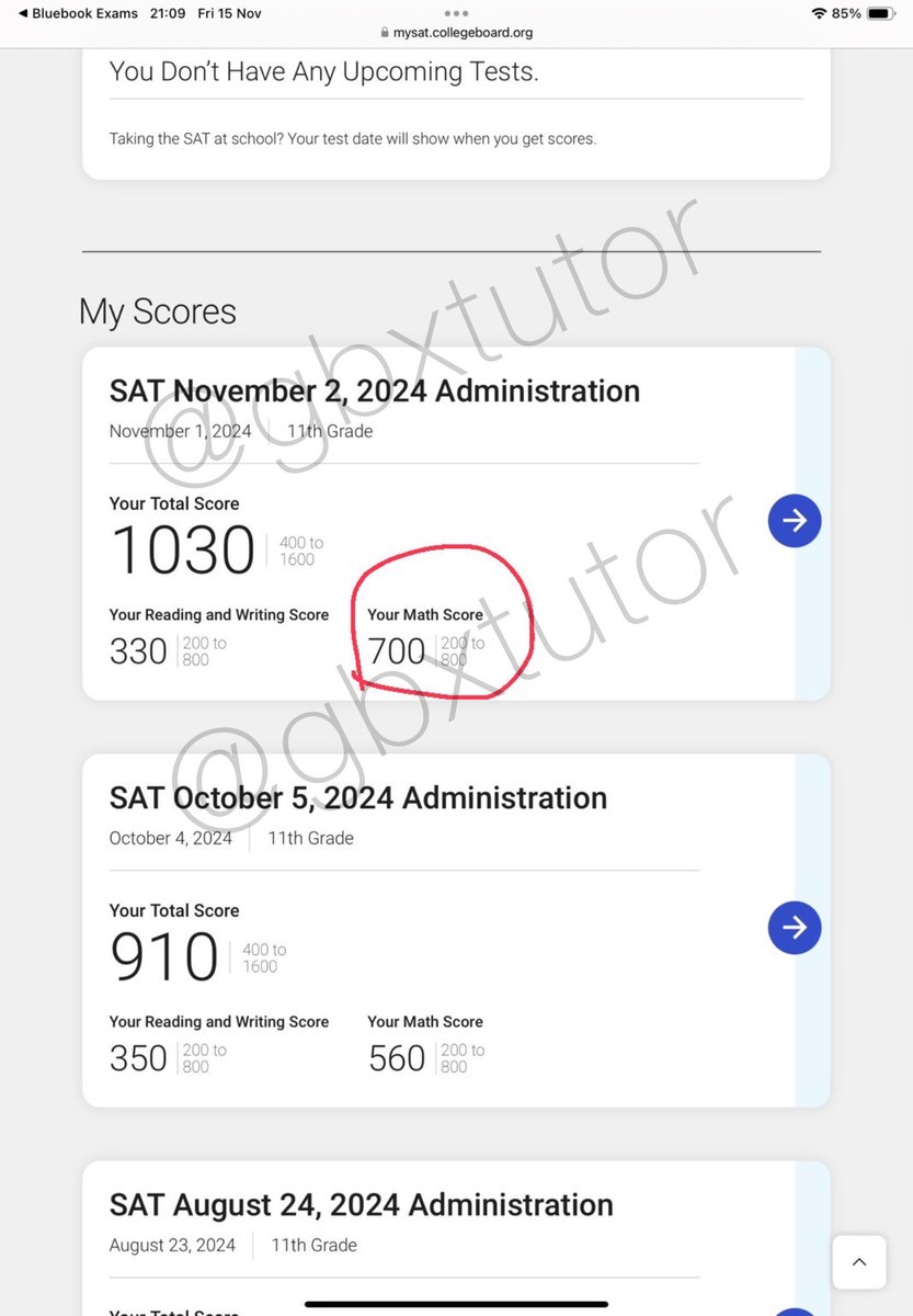 gbxtutor's tweet image. น้องเมเปิ้ล คะแนนmath +140 แตะเลข7 แล้ววววว🤘🏻😗 ไปกันต่ออออ 

น้องเรียน SAT math นะคะ🎀💋 เก่งมากๆๆๆๆๆๆ 

#สอนsat #สอนsatmath #satmath #รับสอนsat #สอนielts #สอนไอเอล #รับสอนsatmath #dek67 #dek68 #bbatu #bbacu #สอนdigitalsat #สอนพิเศษ