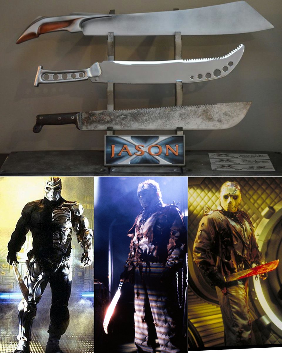 makakko3's tweet image. El trio de machetes en #JasonX (2001)