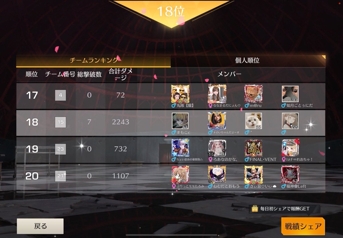 xqlix1's tweet photo. 丸隊のルーム毎回楽しいW今回魔物多すぎて逆におもろい丸隊最高😀 https://t.co/ogECFgDjcQ