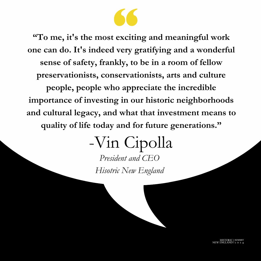 Starting Day Two off with Historic New England President and CEO, Vin Cipolla, giving words of wisdom about the necessity of preservation and conservation in 2024. 
•
#HNESummit #HistoricNewEngland  #Portland #Maine #preservation #conservation