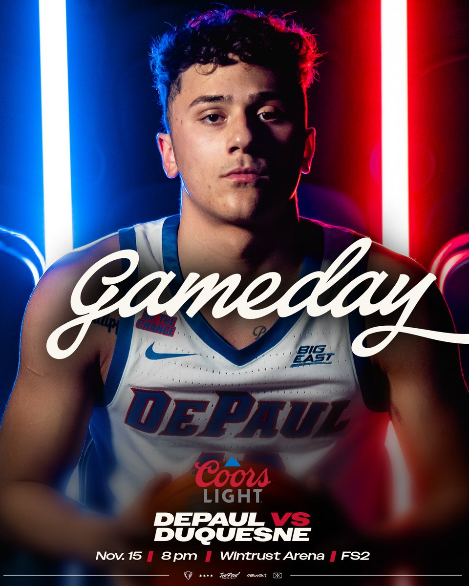 DePaul Basketball (@depaulhoops) on Twitter photo Your Friday Night Plans.
Sponsored by <a href="/CoorsLight/">Coors Light</a>.
π 8 p.m.
πΊ FS2
π» Sirius XM 985, DePaul Blue Demons App
π depaul.statbroadcast.com
#BlueGrit π΅π Your Friday Night Plans.
Sponsored by <a href="/CoorsLight/">Coors Light</a>.
π 8 p.m.
πΊ FS2
π» Sirius XM 985, DePaul Blue Demons App
π depaul.statbroadcast.com
#BlueGrit π΅π