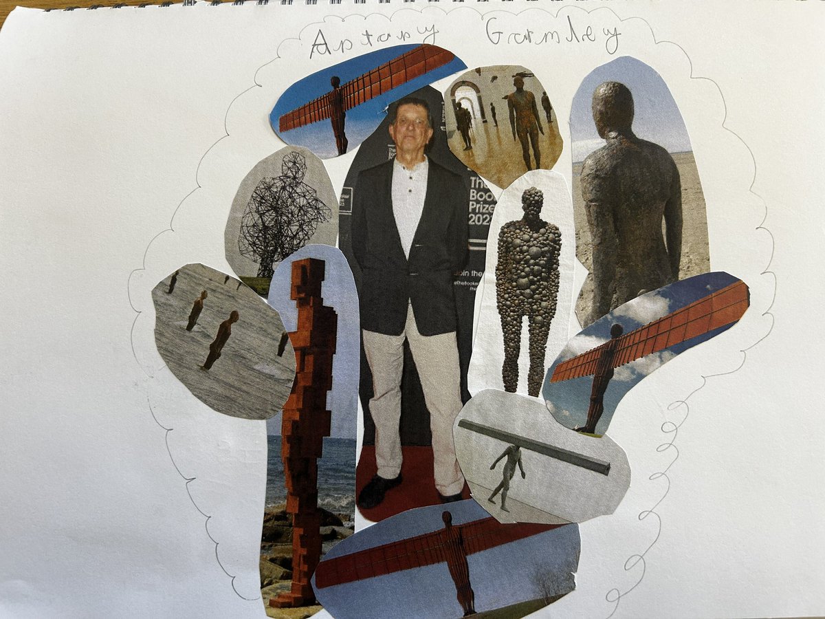 fitzwilliamY3's tweet image. ART WEEK…. 
Some of our fantastic creative art. This week we have been learning all about the work by Antony Gormley.