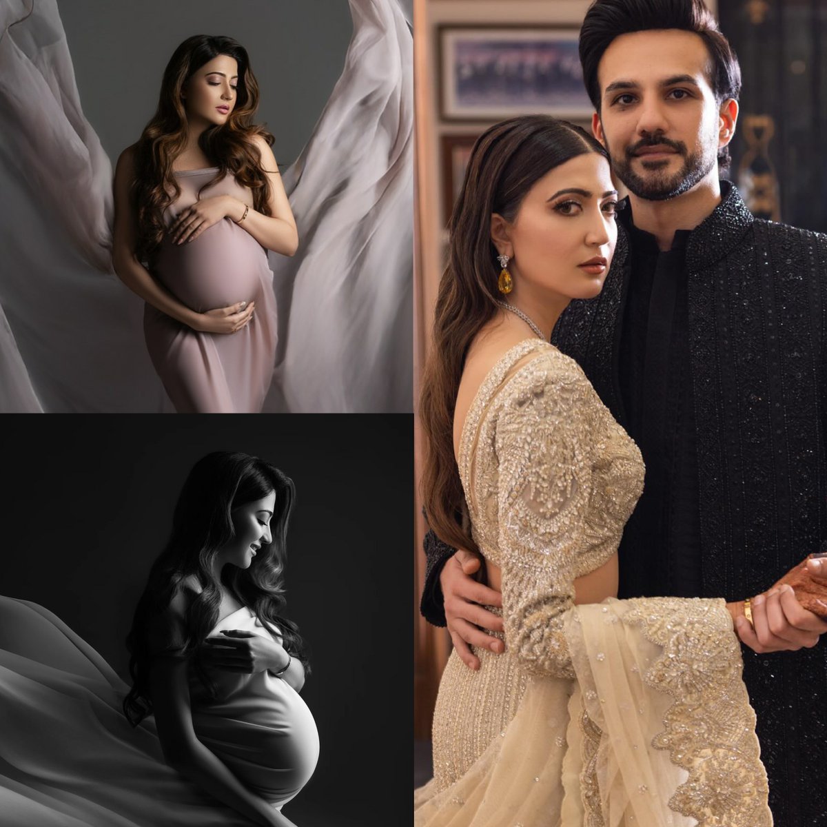 How stunning does Pakistani actress #AymenSaleem look as she shares her  adorable pregnancy clicks?, image size:1200x1200