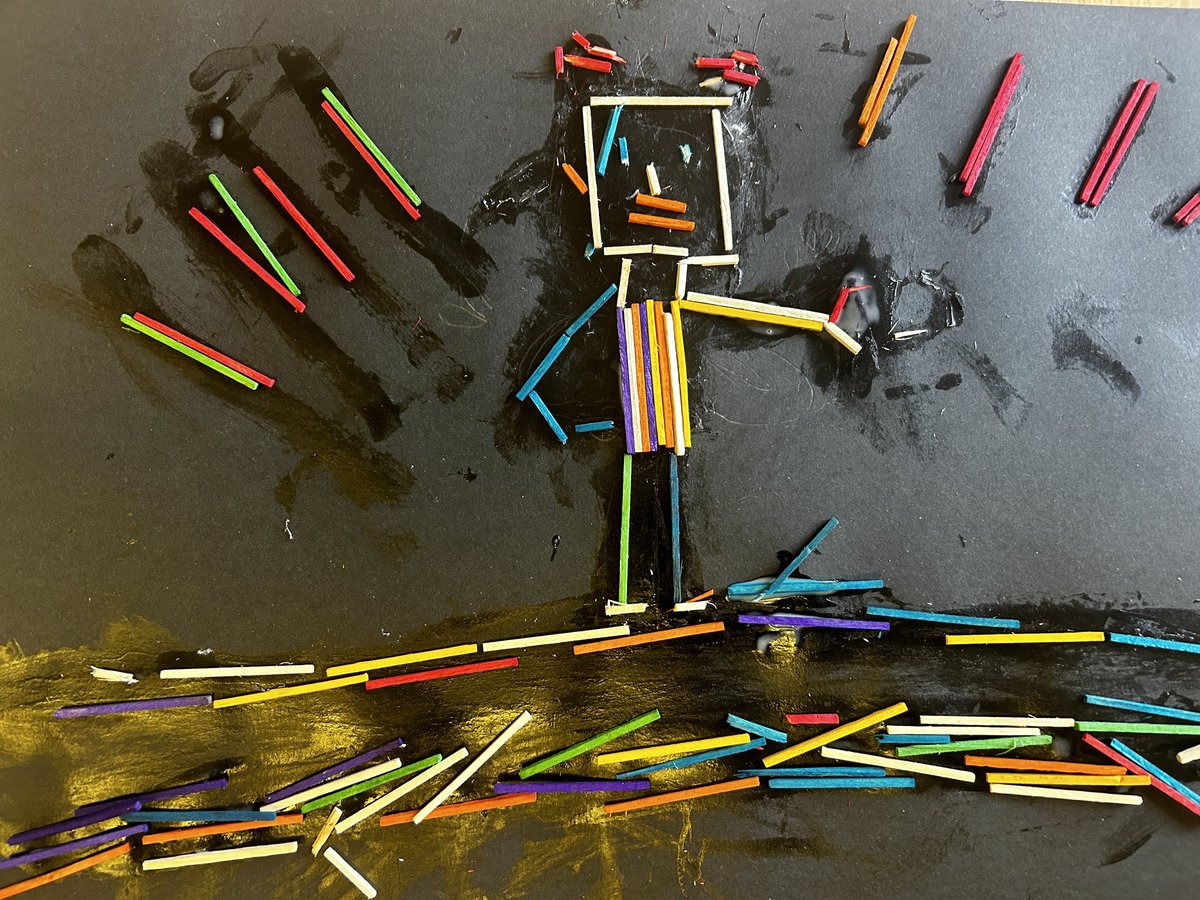 fitzwilliamY3's tweet image. ART WEEK…. 
Some of our fantastic creative art. This week we have been learning all about the work by Antony Gormley.