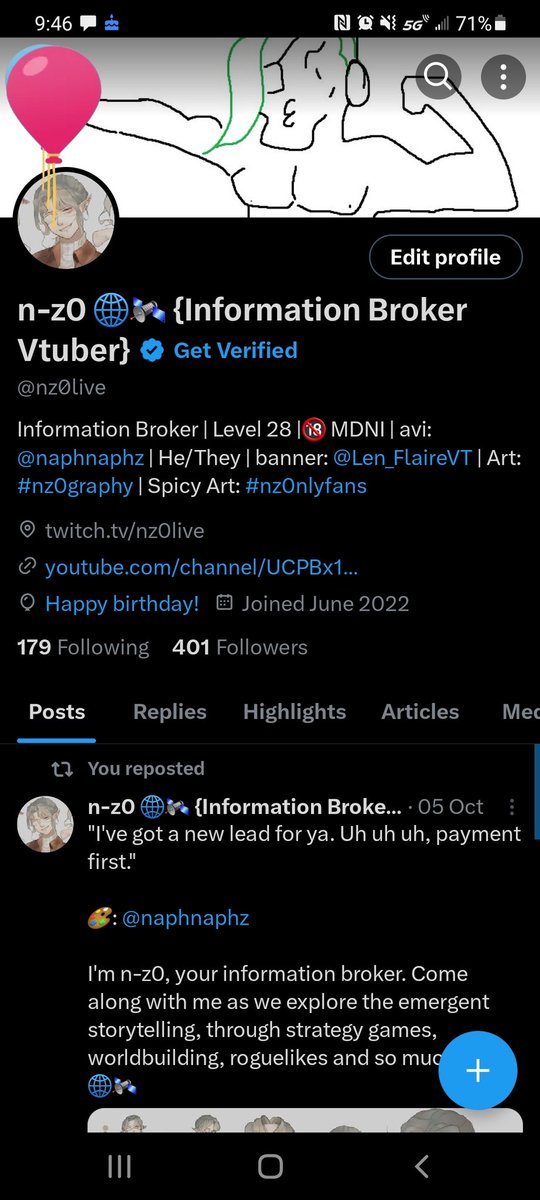 The balloons got caught to the corner lmao...