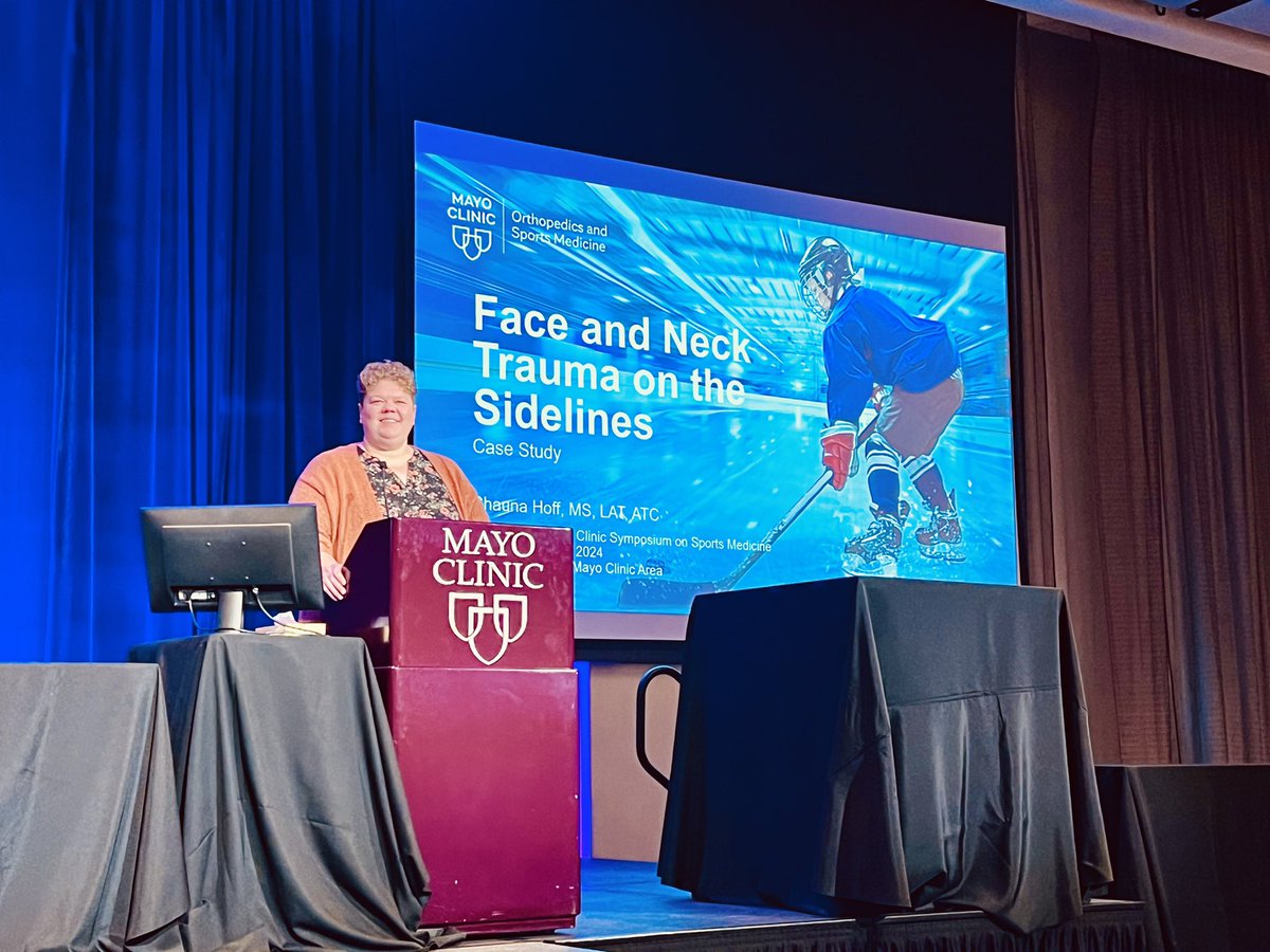 Up next is Shauna Hoff, sharing her extensive experience and reviewing cases of face and neck trauma on the sidelines.