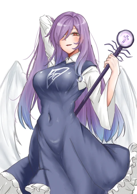 今日のお絵描き東方旧作 サリエル 