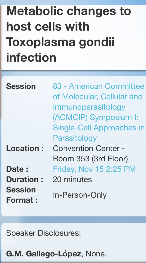 Join me to learn about single cell metabolic analysis in parasitology
<a href="/ASTMH/">ASTMH</a> #TropMed24 ⁦<a href="/OMM_lab/">OMM Lab</a>⁩