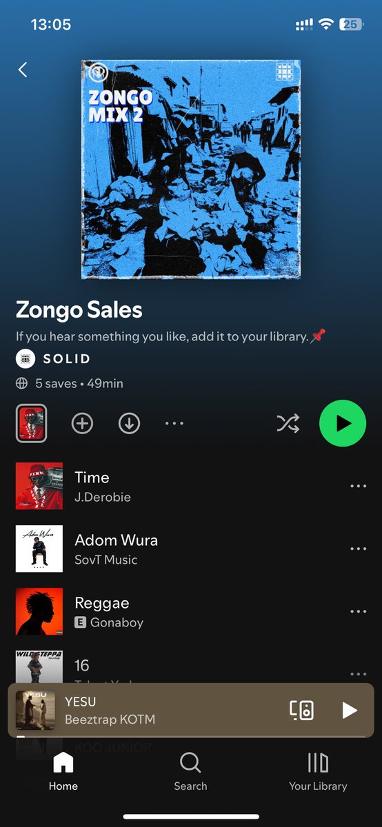 SOLID x <a href="/GuiltyDomain/">Guilty_Domain</a> PLAYLIST 
(ZONGO MIX 2)

li.sten.to/h5e02xo8

Songs on the playlist are from artiste who will be performing at the pop up ….Connect your pods enjoy and get familiar with the songs 
We rave on 23rd November  📍Untamed Empire