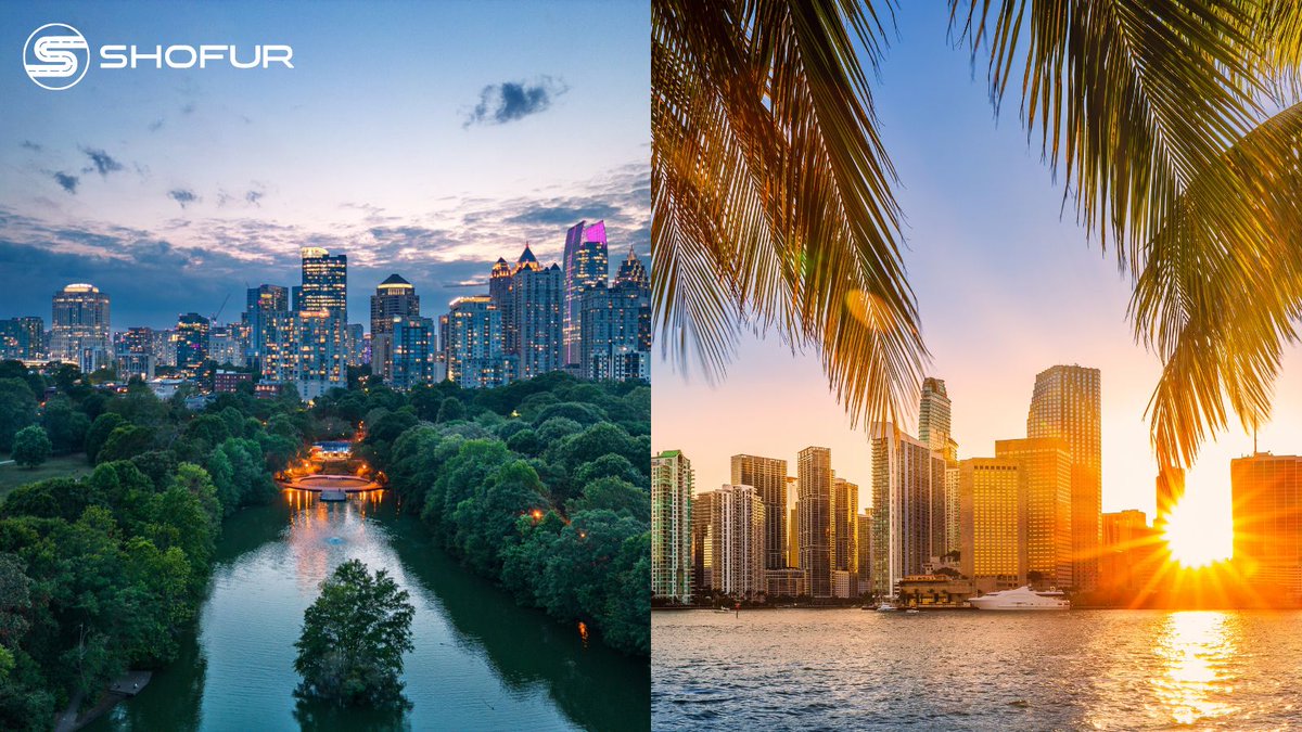 Planning a road trip between Atlanta and Miami? A charter bus can offer reclining seats, crisp A/C, and TV screens to keep the ride entertaining and comfortable!

Read more on our blog: shofur.com/blog/charter-b…