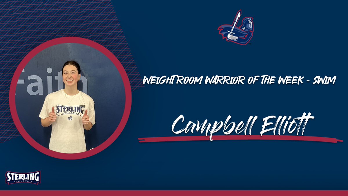 Week 12 Weight Room Warriors #warriorstrong

<a href="/SCWarriorSwim/">Sterling College Swimming</a>
<a href="/SterlingCSports/">Sterling Warriors</a>