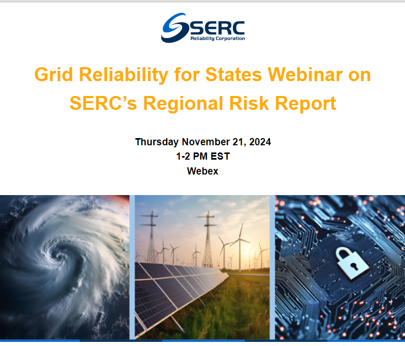 Join <a href="/SERCReliability/">SERCReliability</a> on November 21 at  p.m. EST for a special preview of SERC’s Regional Risk Report.  Developing a state policy-driven framework that supports a reliable energy grid for the future starts here! Register today! bit.ly/40LFQzI
