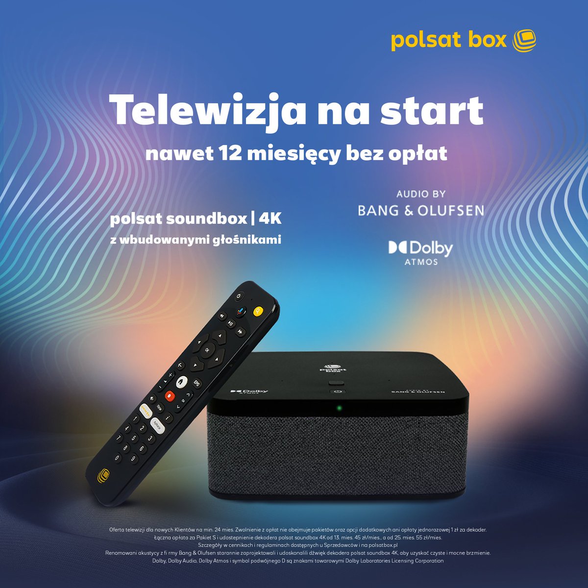 Nie tylko dla fanów telewizji! Także dla nieprzekonanych! 🤩
Telewizja Polsat Box nawet 12 mies. bez opłat, a do tego ultranowoczesny dekoder polsat soundbox | 4K teraz taniej, bo 50 % miesięcznie! ✨
Nie możesz tego przegapić 👀➡️ sklep.polsatbox.pl/telewizja-sate…