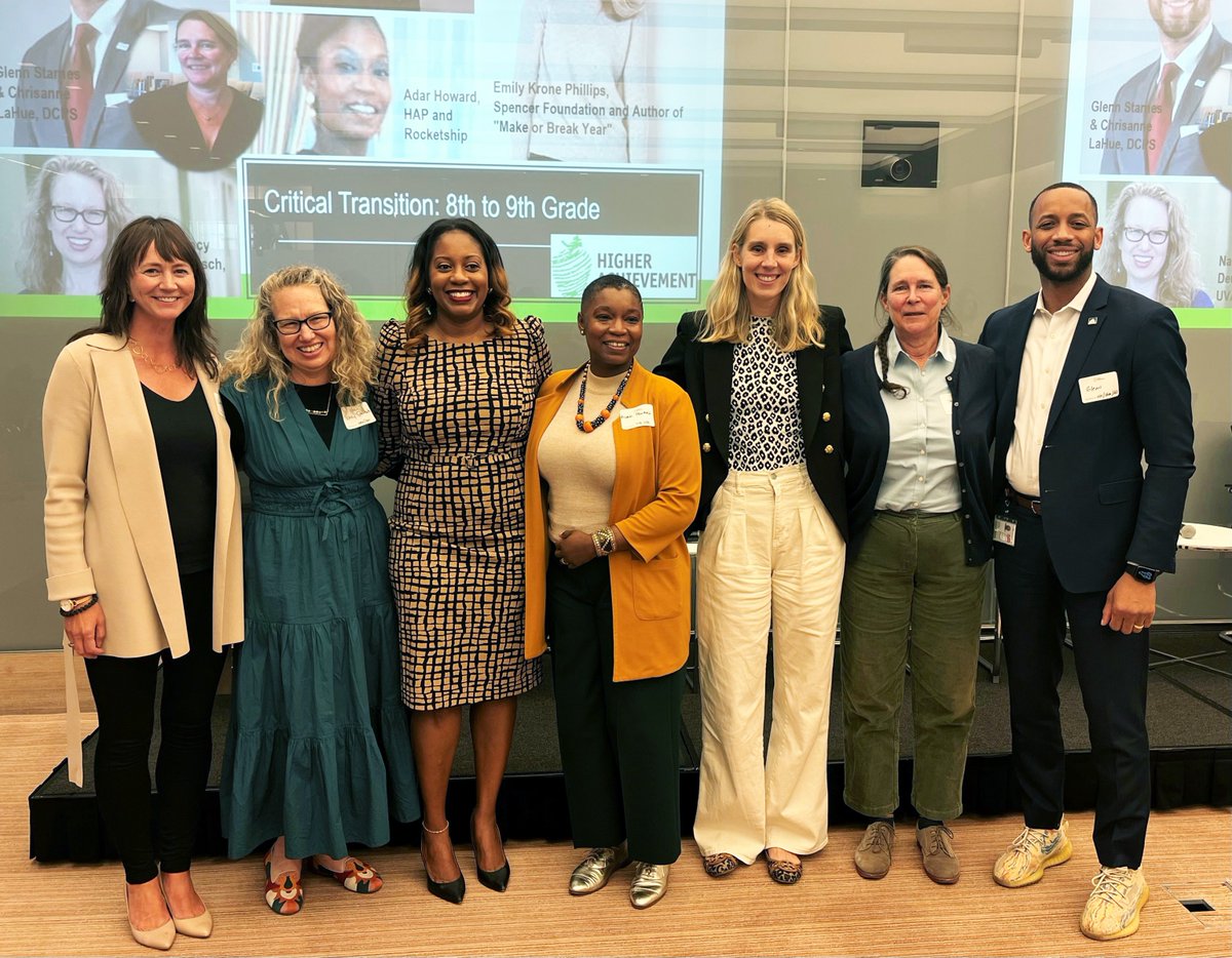 The transition from middle to high school is critical! We’re committed to helping students navigate challenges, build meaningful relationships, and succeed. Learn about the insights shared at our recent panel discussion: higherachievement.org/strengthening-…