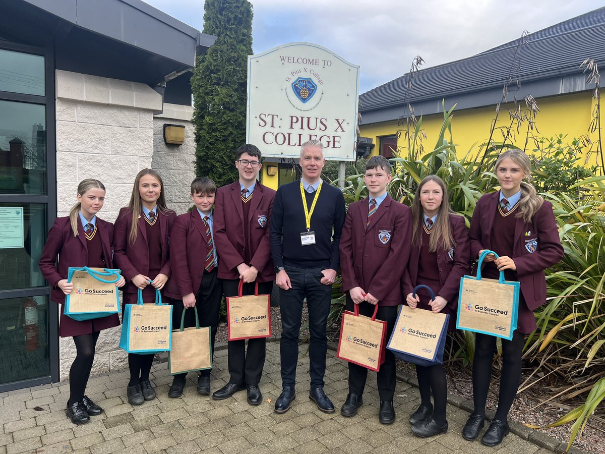 spxbstudies's tweet photo. Thanks to Enda Daly from @Workspaceni for delivering an informative talk to Year 10 this morning during Enterprise Week @spxcollege @spxks3 @PrincipalPiusX https://t.co/GHUpuDccps
