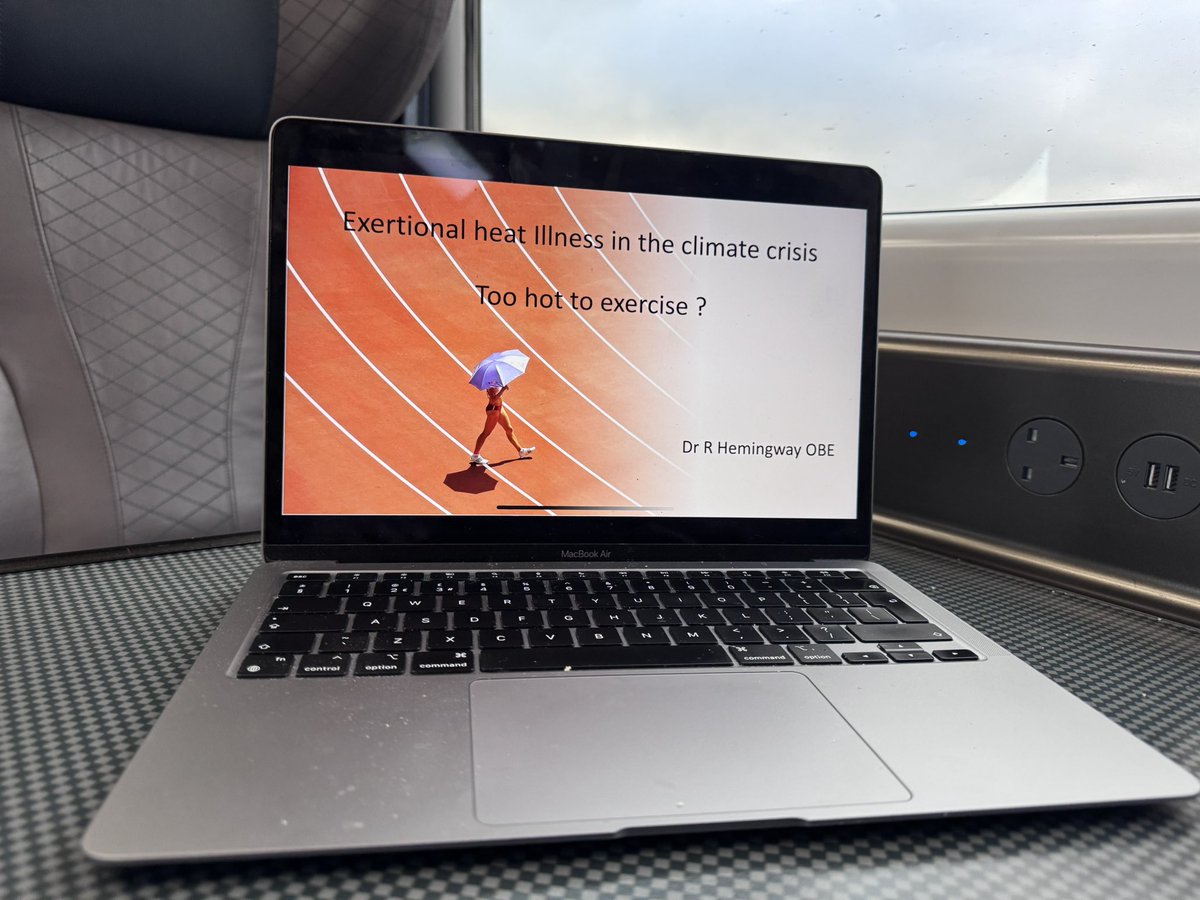 Ross Hemingway OBE (@rosshemingway) on Twitter photo Final touches for my presentation at the <a href="/WorldExtremeMed/">World Extreme Medicine</a> conference 🤓.
Looking forward to another amazing WEM conference #sportsmedicine
#Heatillness #coolfirstcoolfast Final touches for my presentation at the <a href="/WorldExtremeMed/">World Extreme Medicine</a> conference 🤓.
Looking forward to another amazing WEM conference #sportsmedicine
#Heatillness #coolfirstcoolfast