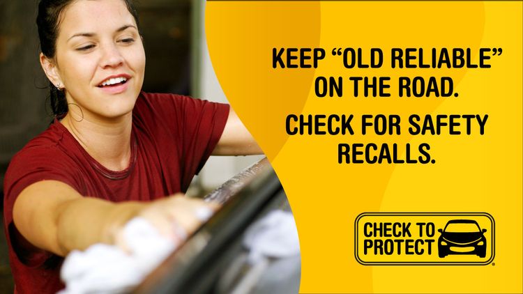 Going for a drive? Don't forget to check your vehicle for recalls.

1 in 5 vehicles on the roads have an open safety recall. Make sure your vehicle isn't one of them: CheckToProtect.org

If your vehicle has a recall, repairs are FREE. #CheckToProtect #CheckForRecalls