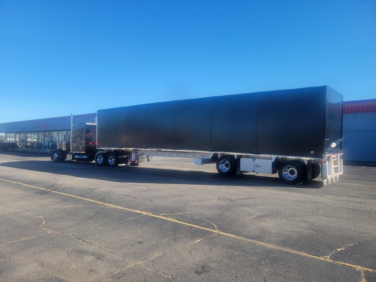 VerduynTarps's tweet image. 🦅 A new #EagleTarp sliding tarp system installed for Kevin Voigt Trucking, Inc. 👏. 

Are you the next slider to be featured for #FeatureFriday? There's only one way to find out 😉 ...

Get your #QuickQuote today 👉 bit.ly/3yMqKyb (Canada) | bit.ly/3MquyXi (US)