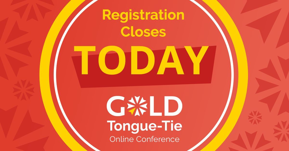 GOLDLearningEd's tweet image. 📣 Final call! It&apos;s the last day to register for #GOLDTongueTie2024! Gain instant access to 13.5+ hours of brand new and accredited education to elevate your knowledge and skills: goldtonguetie.com/conference/reg… 
#TongueTie #breastfeeding #postpartum #IBCLC
