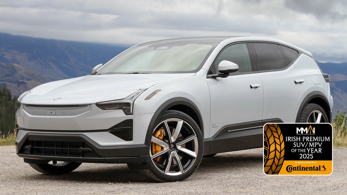 The Irish Premium SUV/MPV of the Year in association with Continental is the Polestar 3. Well done! #IrishCOTY2025