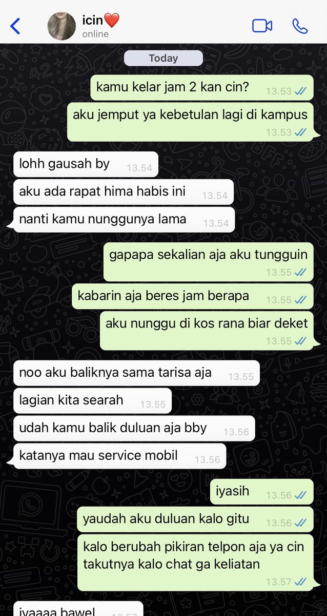 eYtherway's tweet photo. #O27
daily chat ketua sigma dan ciwinya kalo udah beres kelas https://t.co/GlORSrPS5T