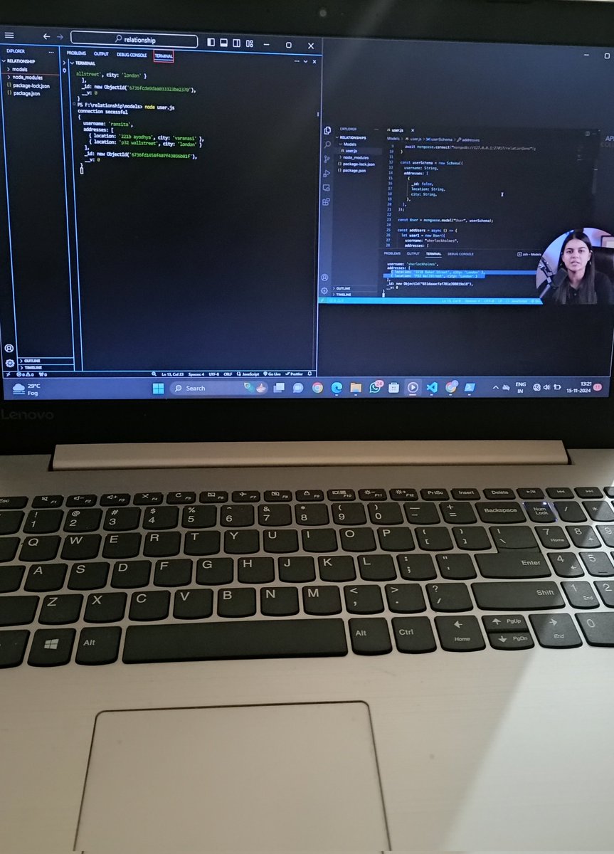 shreya76861's tweet image. Day-31✅
SQL relationship (one to one,one to many ,many to many), populate.
#50daysofcode #apnacollege #shraddhakhapra