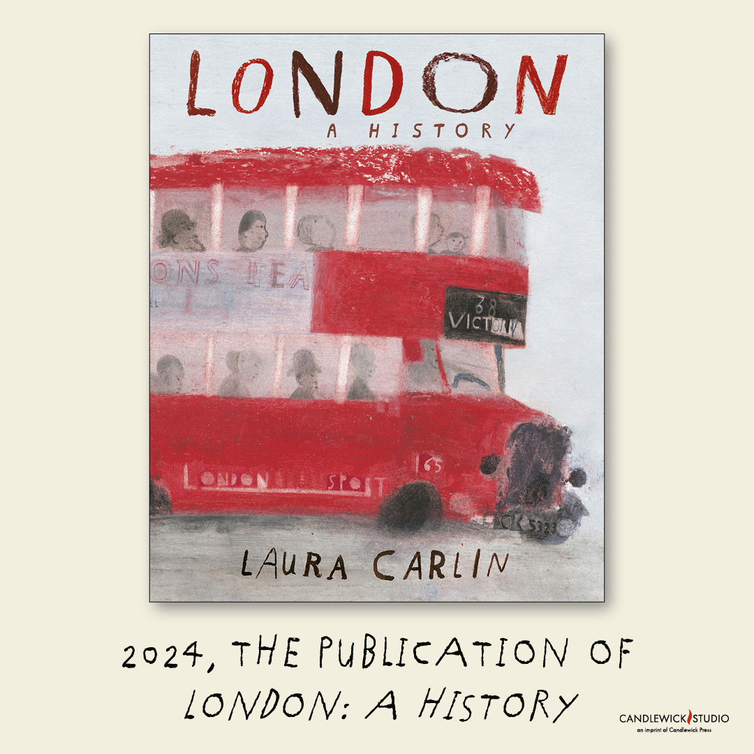 Candlewick's tweet image. A master work by a revered artist unveils London, one of the world’s most famous cities, from pre-history to the present, in all its epic glory. 🎡✨📚
London: A History by Laura Carlin is available wherever books are sold! ✨
#Nonfiction #MiddleGrade #MiddleGradeNonfiction