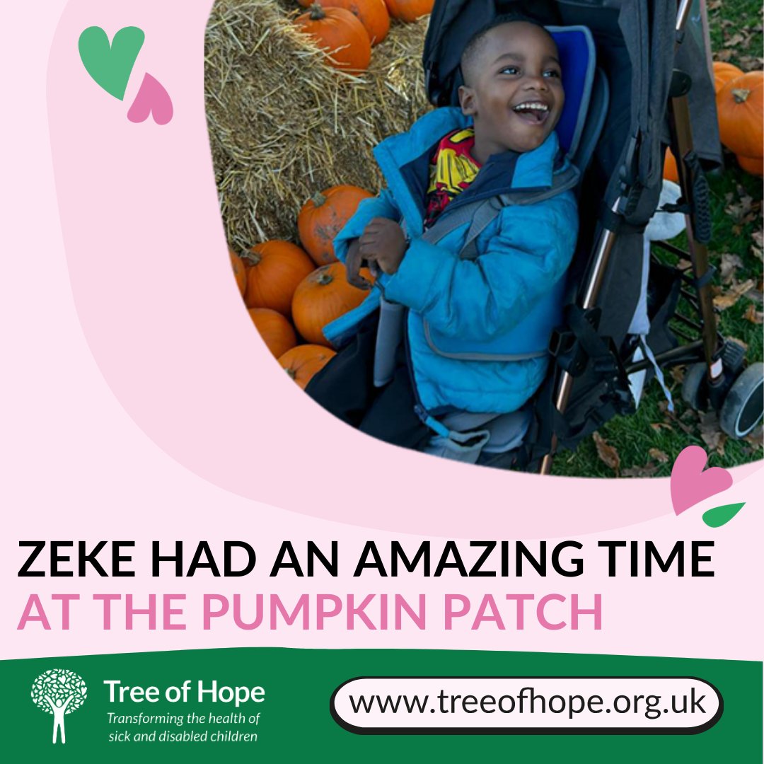 🌟Good #News Story🌟

This month's good news story is all about Ezekiel, who had an amazing time at the Pumpkin Patch! 🎃

It’s great to see our Tree of Hope families getting out and about in their local communities and enjoying the spooky season!

 i.mtrbio.com/zicfceotrz