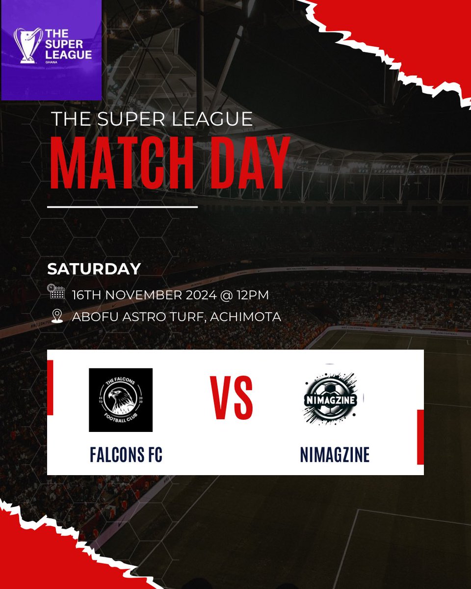 Taking on <a href="/Nimagazine007/">NIMAGAZINE</a> in our first <a href="/superleaguegh/">The Super League Ghana</a> season 5 match.