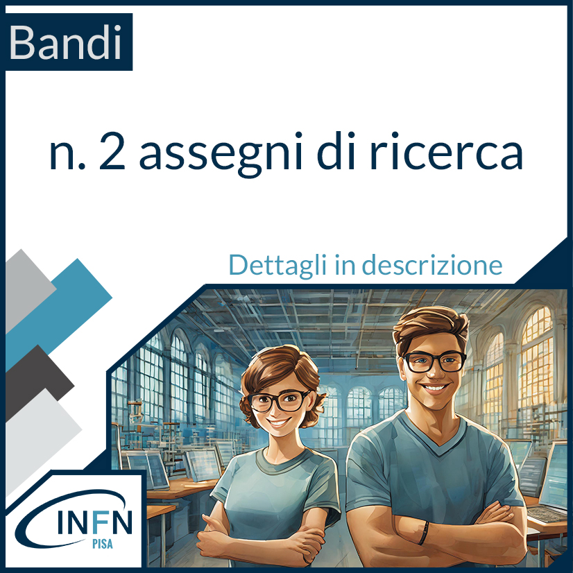 📋 Presso INFN aperti nuovi bandi.

☑️ Di cui n. 2 assegni di ricerca
Bando n. 27269 e 27285 link sottostante

Il presente post ha solo carattere informativo.
Info ufficiali su jobs.dsi.infn.it

#JobOpportunity #Pisa