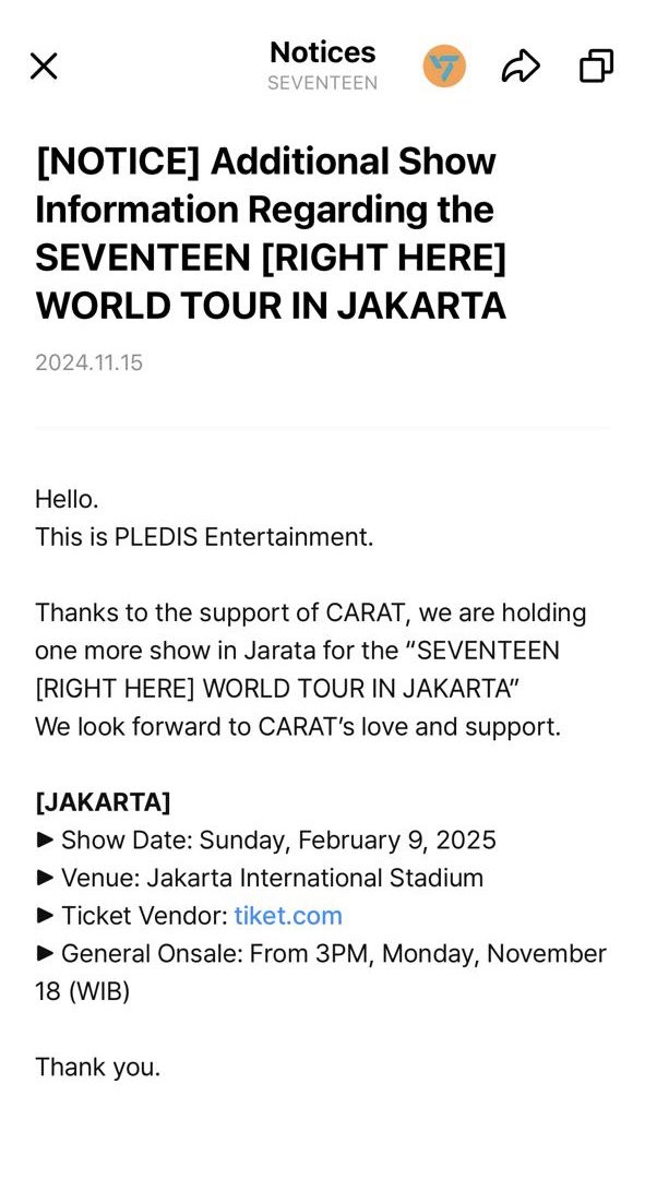 billetsgo's tweet photo. OPEN JASWAR/JASTIP TIKET SEVENTEEN RIGHT HERE IN JAKARTA DAY 2

FEE 350K-500K/Tiket
✅ Pakai data pribadi
✅ Group WA Konser
✅ Slot terbatas
Kita ada Instagram juga boleh mampir ke @billets.go

wts wtb jastip jaswar Seventeen Right Here https://t.co/QqrWe7lcSx