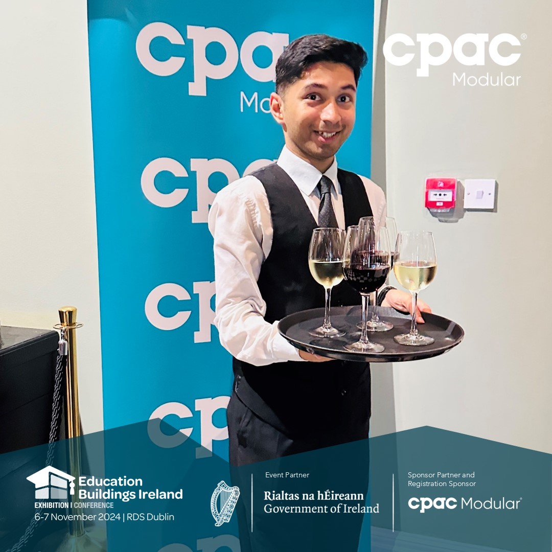 Cpac_Modular's tweet image. We were also a sponsor of the Education Buildings Ireland Conference &amp;amp; Exhibition Gala reception and Dinner with our community of Education sector focused colleagues across a wide spectrum of experts, providers and modular accommodation specialists.
#educationbuildingsireland