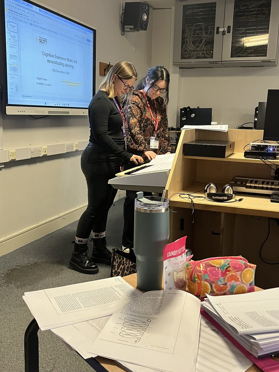 Liz Gleed (@mrsgleedmusic) on Twitter photo Another brilliant day with the music trainees <a href="/5CountiesSCITT/">Five Counties SCITT</a>
Great energy from them and thoughtful talk about deconstructing planning while discussing the key components of a successful key stage 4 curriculum and lesson Another brilliant day with the music trainees <a href="/5CountiesSCITT/">Five Counties SCITT</a>
Great energy from them and thoughtful talk about deconstructing planning while discussing the key components of a successful key stage 4 curriculum and lesson