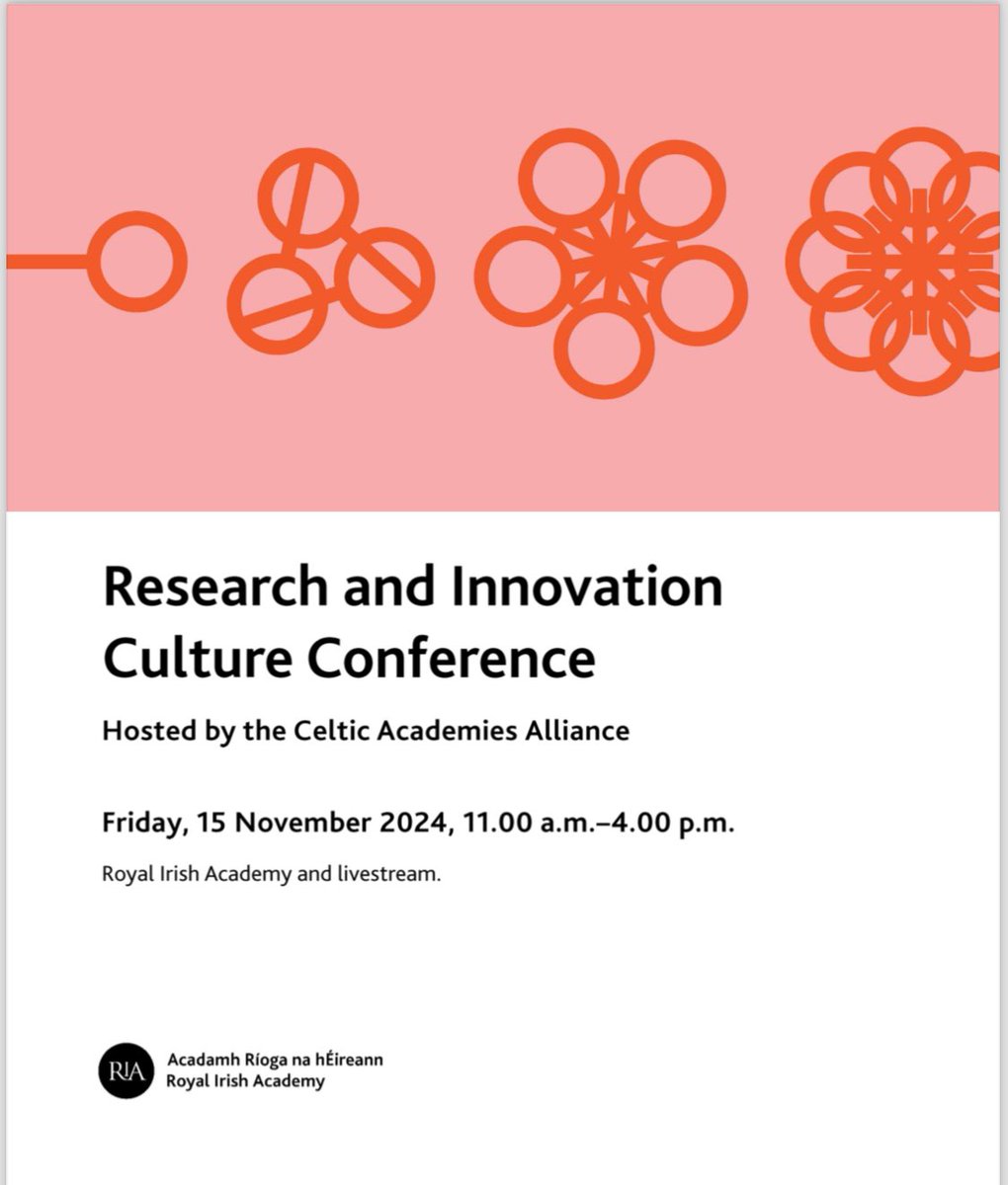 Dr Emma Farrell (@emmaefarrell) on Twitter photo Excellent day with scholars from Ireland, NI, Wales and Scotland considering threats and opportunities for our research and innovation ecosystem.
Thank you to Celtic Academies Alliance and <a href="/RIAdawson/">Royal Irish Academy</a> for hosting such a thought-provoking day. Excellent day with scholars from Ireland, NI, Wales and Scotland considering threats and opportunities for our research and innovation ecosystem.
Thank you to Celtic Academies Alliance and <a href="/RIAdawson/">Royal Irish Academy</a> for hosting such a thought-provoking day.