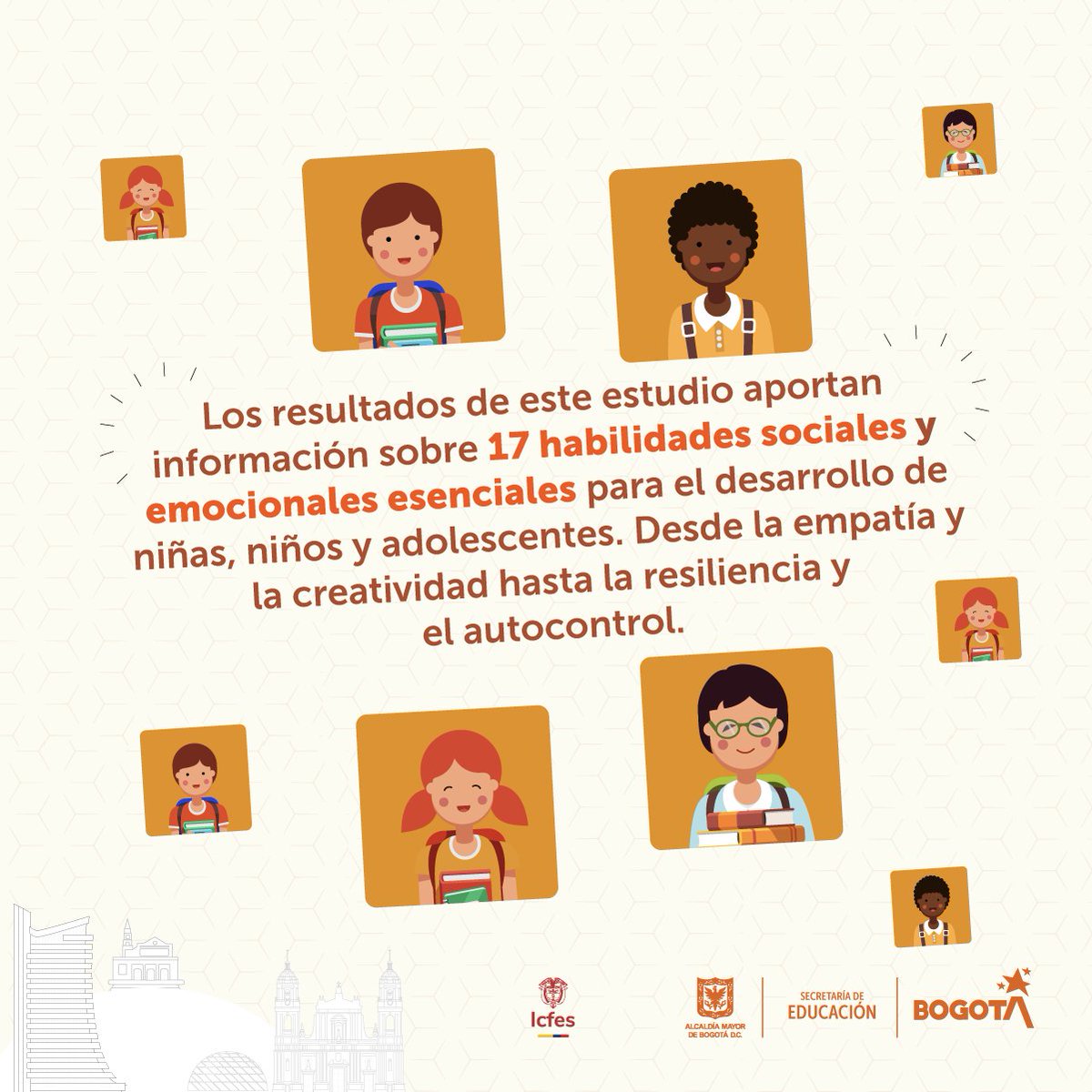 ICFEScol's tweet photo. ¿Sabías que Bogotá fue una las ciudades que participó en el Estudio sobre Habilidades Sociales y Emocionales (SSES) de la OCDE?🤔
Te invitamos a conocer cuáles fueron los resultados de los estudiantes de Bogotá. #HabilidadesSocioemocionales #SSES
Fecha: Noviembre 20 de 2024 https://t.co/7EKh0KMBxt