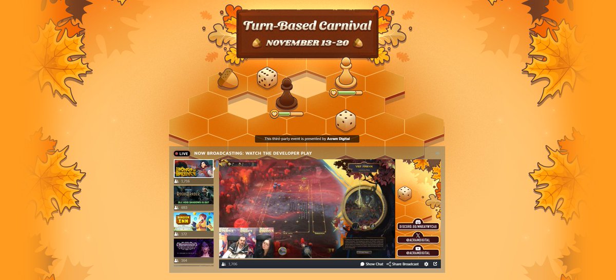 oncloudstreamer's tweet photo. Hi #TurnBasedCarnival games!
🎮 Boost your game with 24/7 video broadcasting on your #Steam page for #FREE using OnCloudStreamer! 👉https://t.co/wvnD6DwlTU

#Steam #indiegames #indiegame https://t.co/VQPH8k6WAR