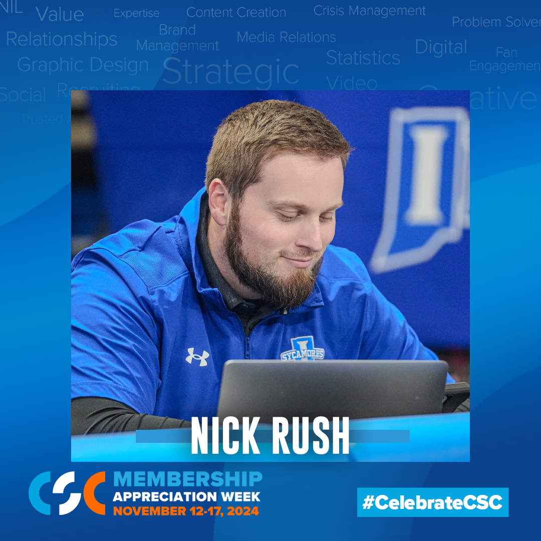 Seth Montgomery (@_sethmontgomery) on Twitter photo Shout out to the <a href="/IndStAthletics/">Indiana State Athletics</a> Communications Staff for all their hard work as a part of CSC Member Appreciation Week!
Takes a village and could not do any of this without all of you. It's a family and I've got a good one here!
#CelebrateCSC Shout out to the <a href="/IndStAthletics/">Indiana State Athletics</a> Communications Staff for all their hard work as a part of CSC Member Appreciation Week!
Takes a village and could not do any of this without all of you. It's a family and I've got a good one here!
#CelebrateCSC
