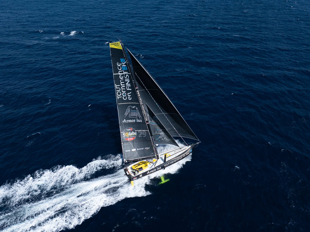 Vendée Globe, J+5 : Une option décalée, cap au sud...
👉 urls.fr/Hv4WjL
 <a href="/Toutcommence29/">Tout commence en Finistère</a>  <a href="/VendeeGlobe/">Vendée Globe</a> <a href="/ImocaGS/">IMOCAGlobeSeries</a> 
©Eneour Lost