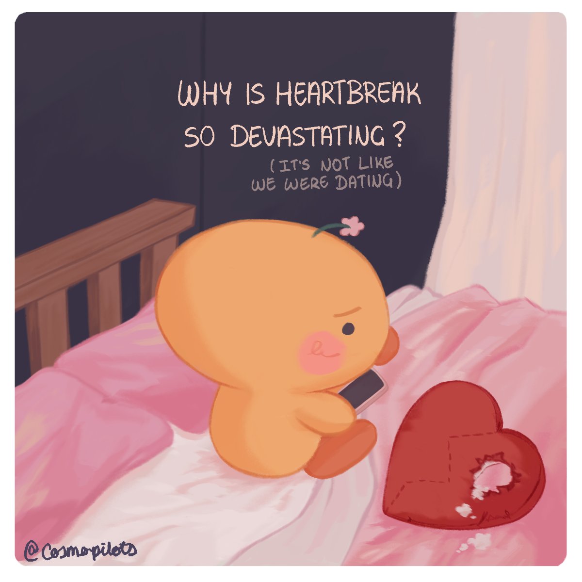 why is heartbreak so devastating? (1/4)