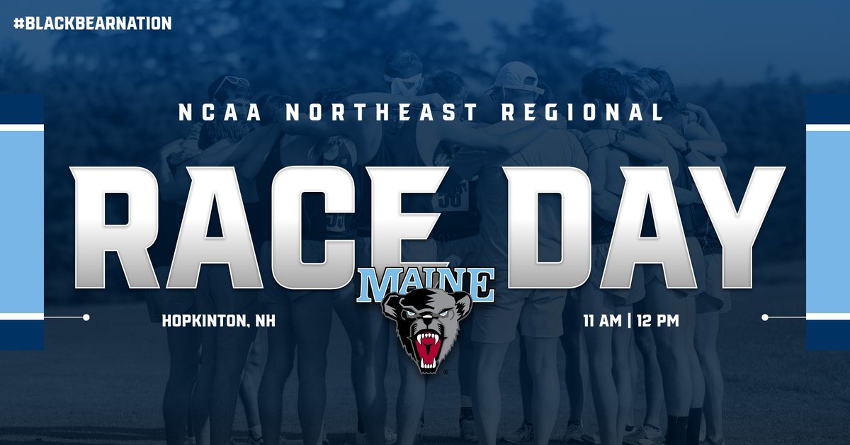 It’s time for regionals!☑️

🆚: NCAA D1 Northeast Regionals
🕕: Women 11 am | Men 12 pm
📍: Hopkinton, NH
📊: lancertiming.com

#blackbearnation